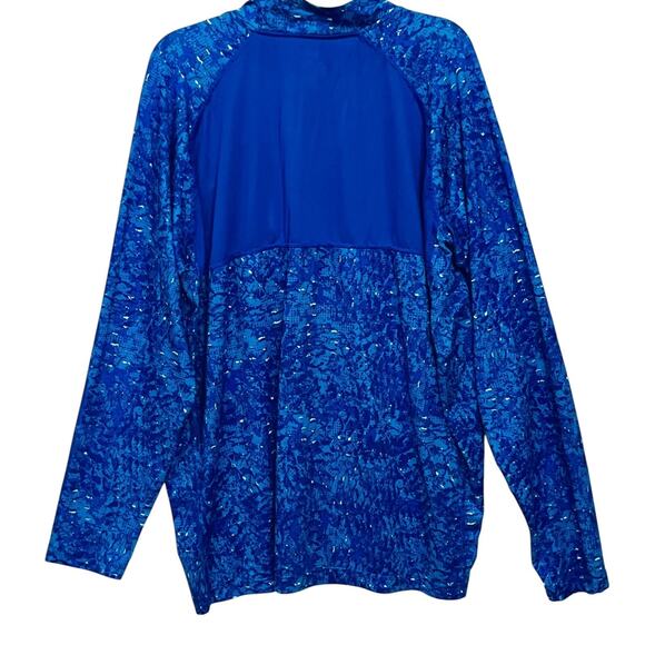 Silver Bait Fishing Men’s Shirt Sz XL 1/4 Zip Vented/Mesh/Back Blue Zip/Pocket - Picture 6 of 12